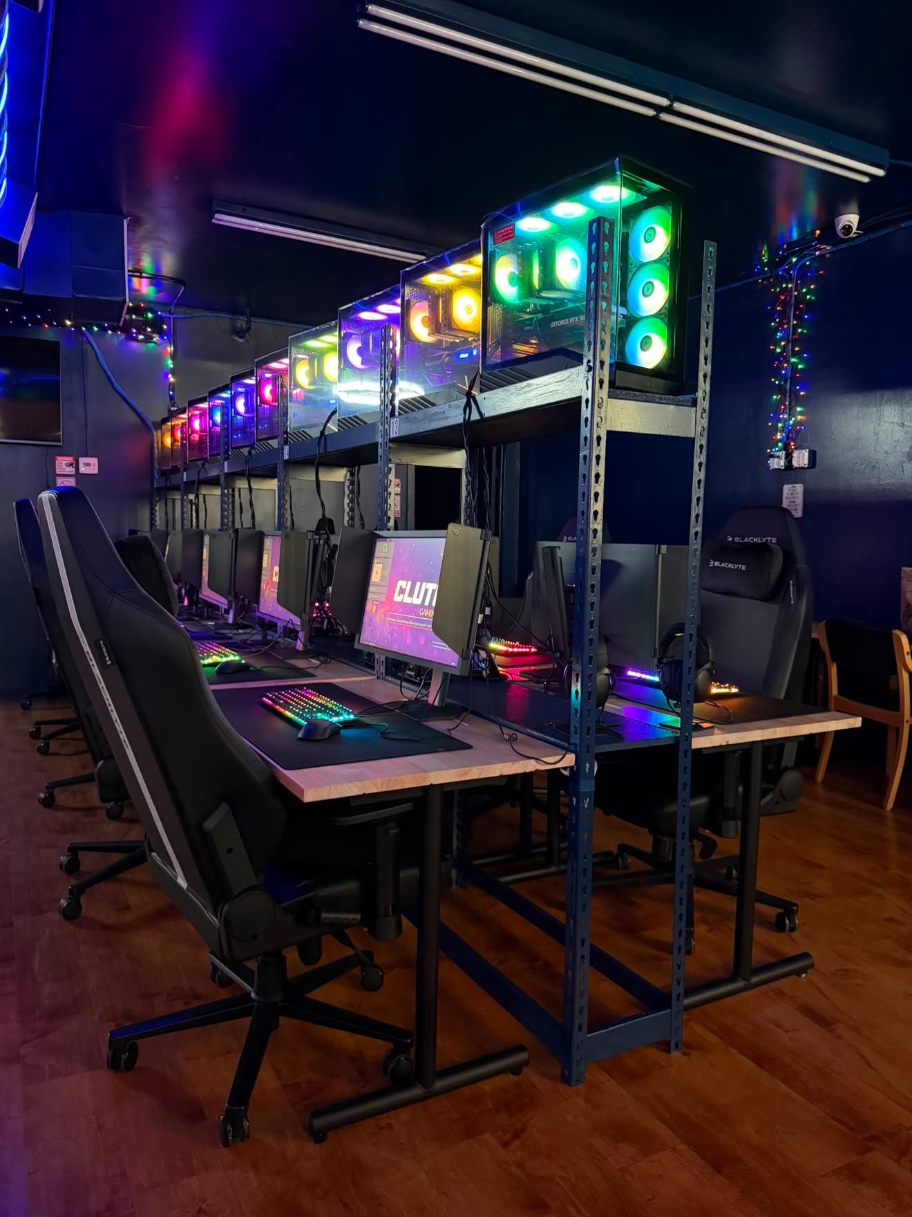 RGB gaming computers above a premium PC row